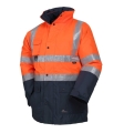 Kurtka ocieplana odblaskowa VIZWELL VWJK44 - pomarańczowa