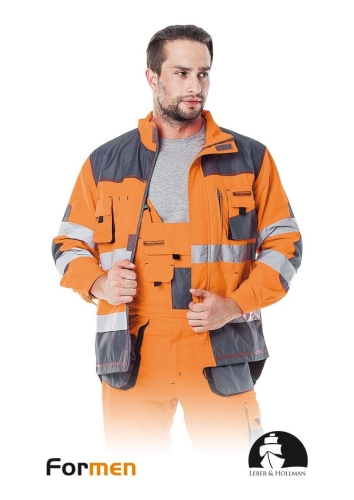 Bluza FORMEN LH-FMNX-J - pomarańczowa
