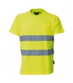 T-shirt odblaskowy Vizwell VWTS-01-B - żółty