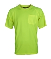 T-shirt Vizwell VWTS10 - żółty
